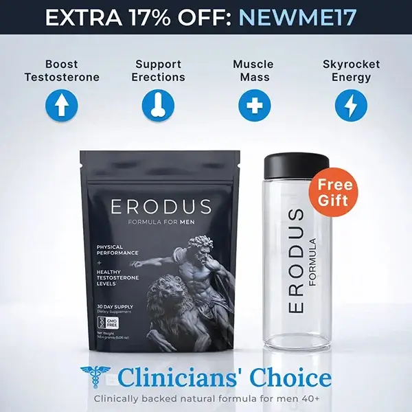 Erodus Formula For Men's tub